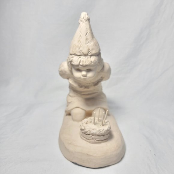 Austin Productions Girl Blowing out Birthday Candles Figurine 1989 Sculpture - Picture 8 of 12